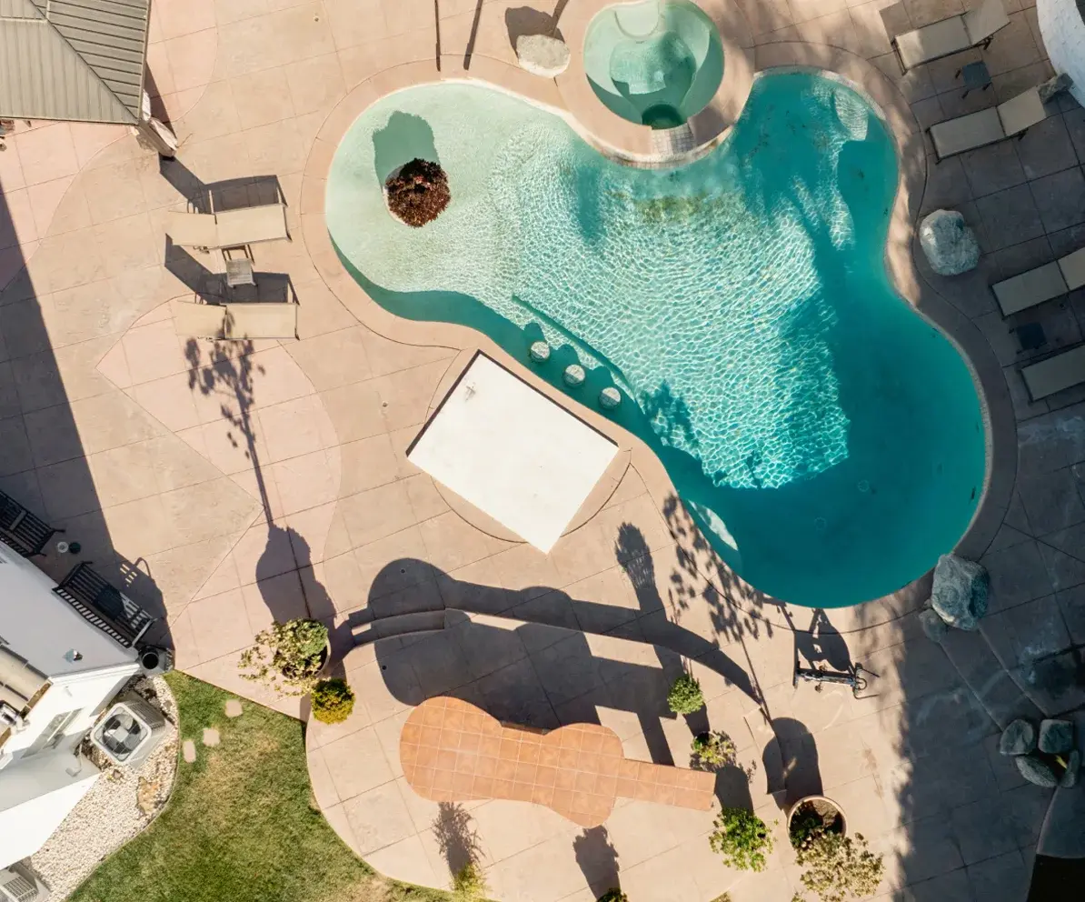 pool area at Tranquility