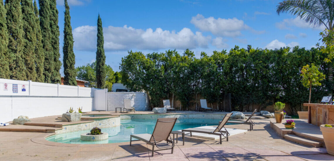 A pool at Tranquility Recovery Center