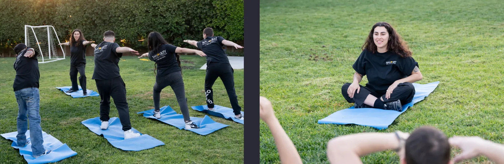 yoga outside