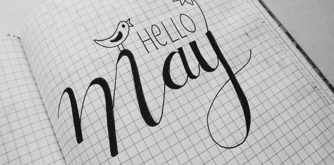 Word May written down