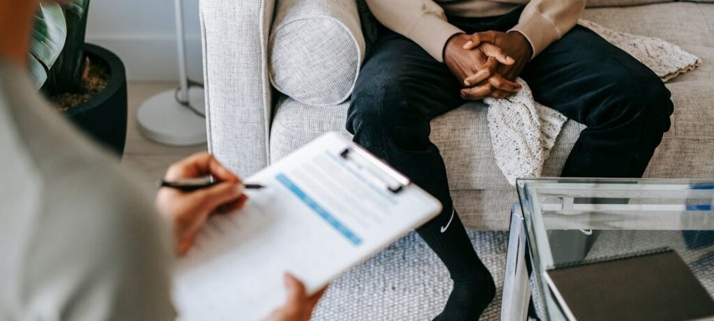 A psychotherapist explaining what are 5 warning signs of addiction