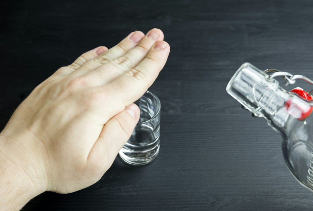 preventing an addict drinking