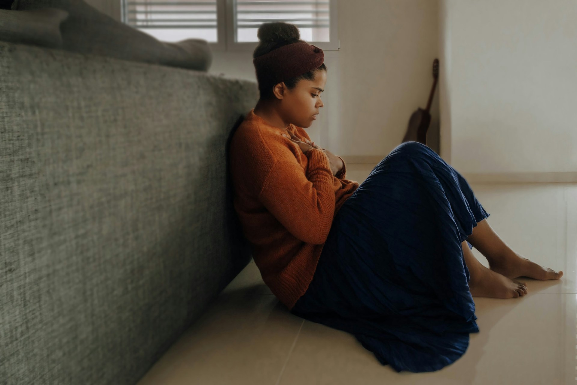 a woman coping with social anxiety