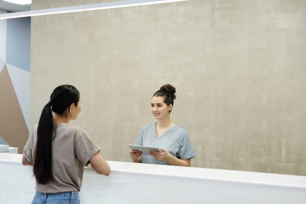 talking about the benefits of telehealth