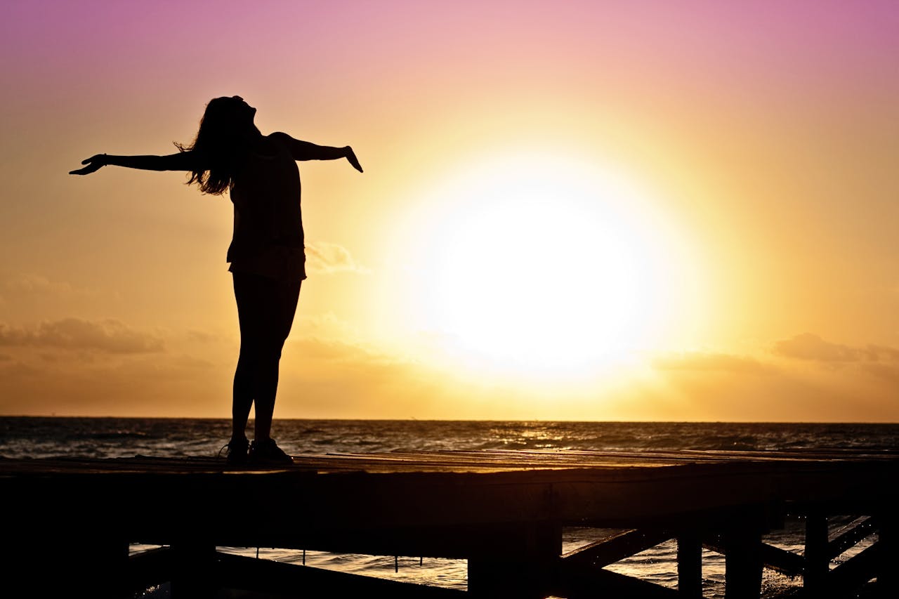 woman enjoying life after rehab